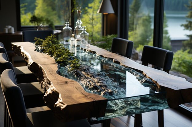 Nature-Inspired Organic Table: The Pinnacle of Rustic Elegance