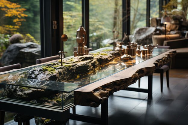 Nature-Inspired Organic Table: Elevate Your Living Space with Timeless Elegance