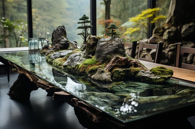 Nature-Inspired Organic Table: Elevate Your Space with Nature's Artistry