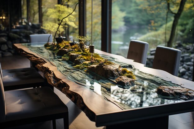 Nature-Inspired Organic Table: Elevate Your Space with Timeless Elegance