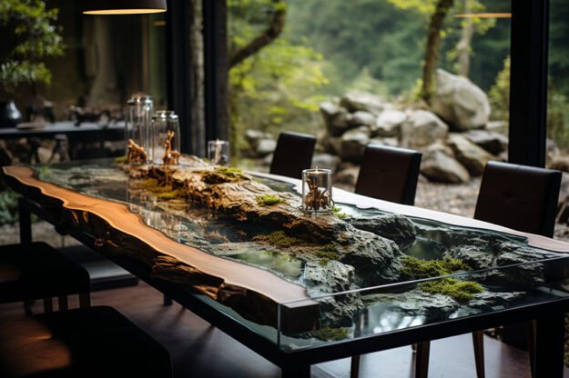 Nature-Inspired Organic Table: Transform Your Space with Artistry