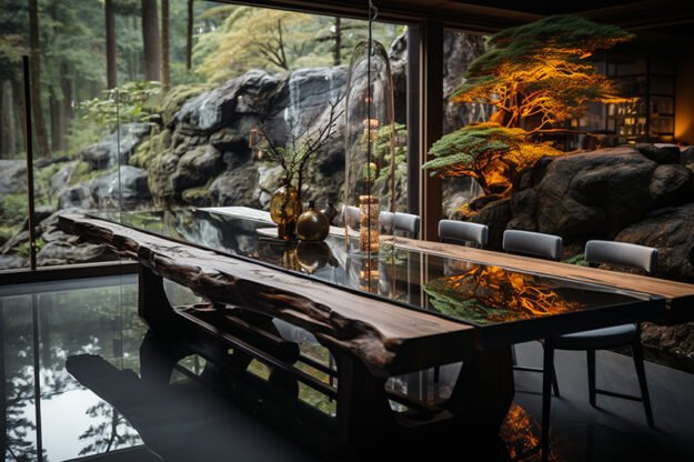 Nature-Inspired Organic Table: Elevate Your Dining Experience