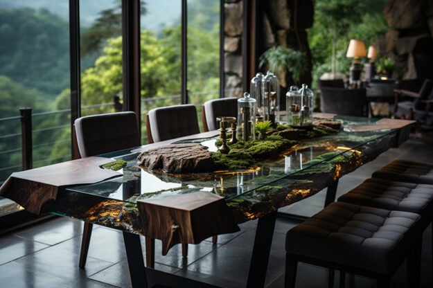Nature-Inspired Organic Table: Elevate Your Space with Nature's Essence