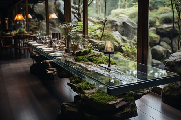 Nature-Inspired Organic Table: Elevate Your Dining Experience