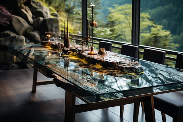 Nature-Inspired Organic Table: Experience Elegance and Nature Combined