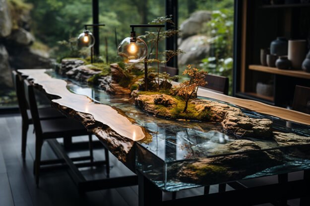 Nature-Inspired Organic Table: Elevate Your Space with Nature's Elegance