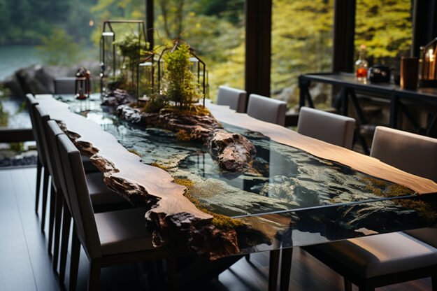Nature-Inspired Organic Table: Elevate Your Dining Experience