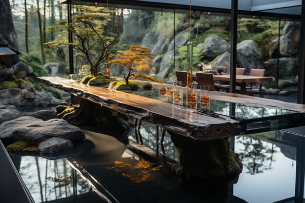 Nature-Inspired Organic Table: Elevate Your Dining Experience