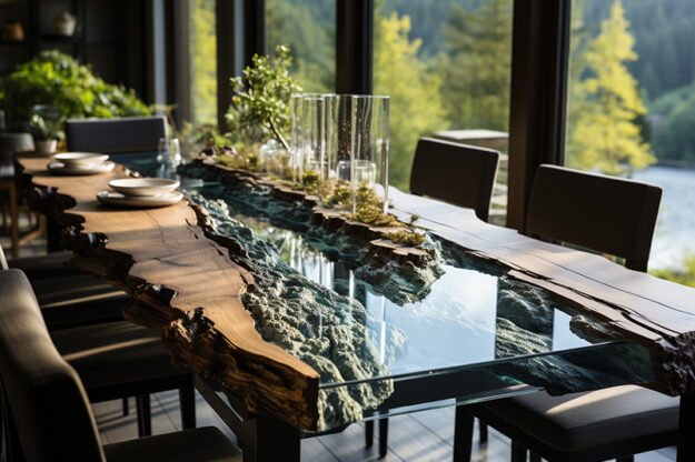 Nature-Inspired Organic Table: Elevate Your Space with Nature's Beauty