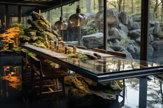 Nature-Inspired Organic Table: Elevate Your Dining Experience
