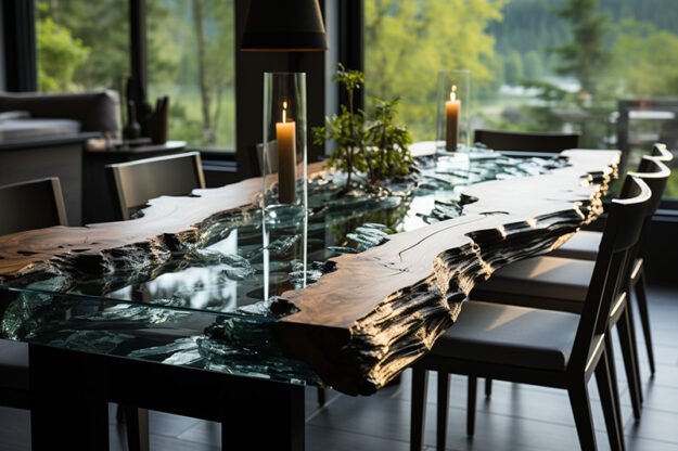 Nature-Inspired Organic Table: Elevate Your Dining Experience
