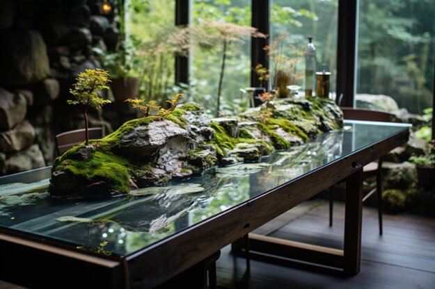 Nature-Inspired Organic Table: Elevate Your Dining Experience