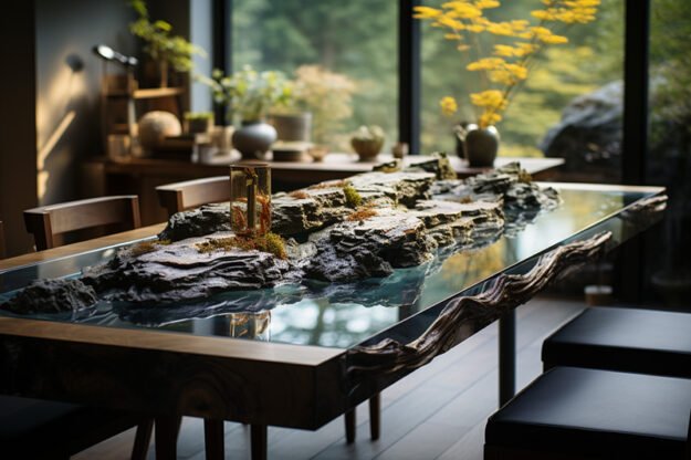Nature-Inspired Organic Table: Elevate Your Dining Experience