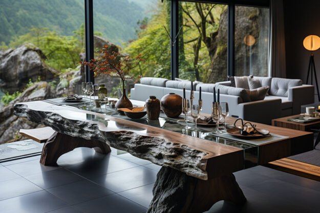 Nature-Inspired Organic Table: Elevate Your Space with Natural Elegance