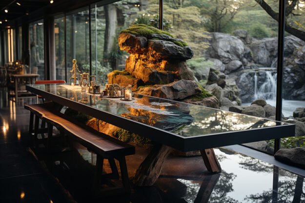 Nature-Inspired Organic Table: Elevate Your Dining Experience