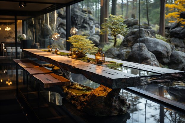 Nature-Inspired Organic Table: Elevate Your Space with Timeless Elegance