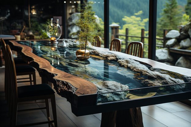 Nature-Inspired Organic Table: Elevate Your Dining Experience