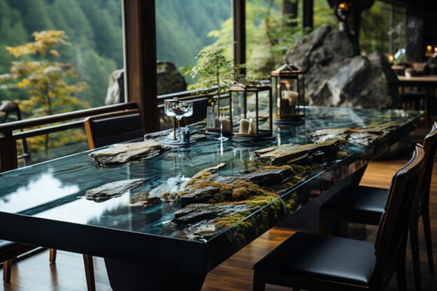 Nature-Inspired Organic Table: Elevate Your Space with Timeless Elegance