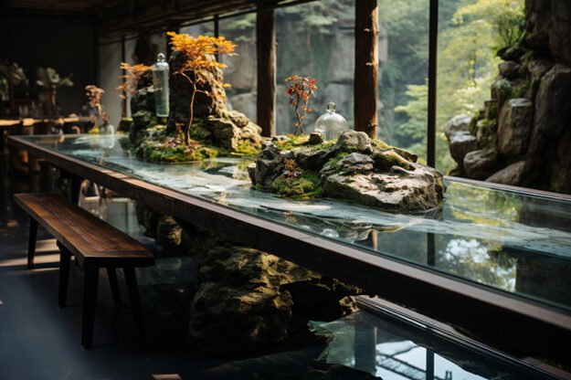 Nature-Inspired Organic Table: A Harmonious Blend of Art and Nature