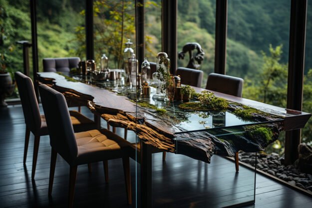 Nature-Inspired Organic Table: Elevate Your Dining Experience