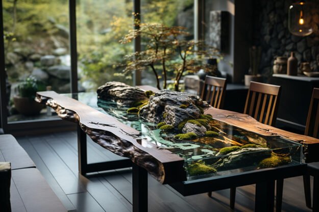 Nature-Inspired Organic Table