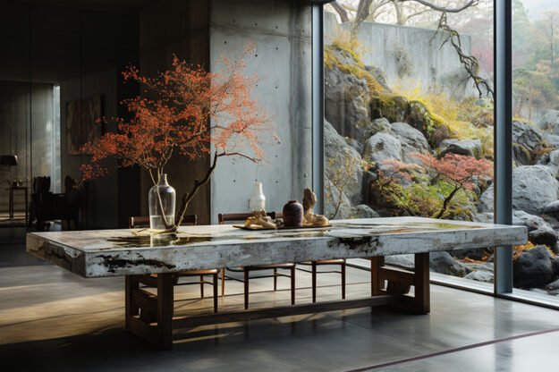 Nature-Inspired Organic Table: Elevate Your Space with Timeless Elegance