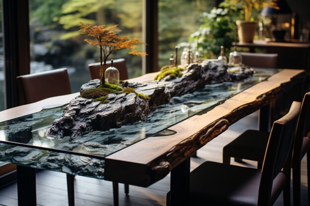Nature-Inspired Organic Table: Elevate Your Space with Timeless Elegance