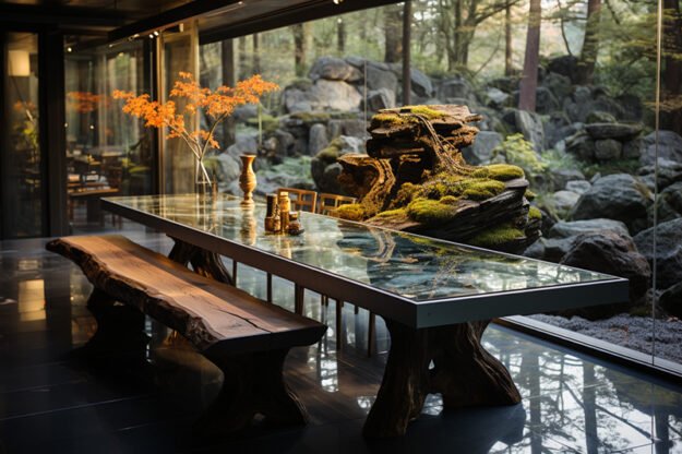 Nature-Inspired Organic Table: Elevate Your Dining Experience