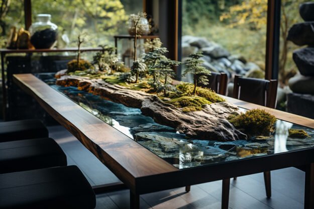 Nature-Inspired Organic Table: Elevate Your Space with Nature's Beauty