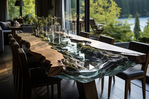 Nature-Inspired Organic Table: Elevate Your Dining Experience