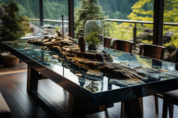 Nature-Inspired Organic Table: Elevate Your Space with Timeless Elegance