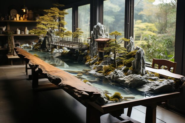 Nature-Inspired Organic Table