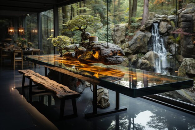 Nature-Inspired Organic Table: Elevate Your Space with Timeless Elegance