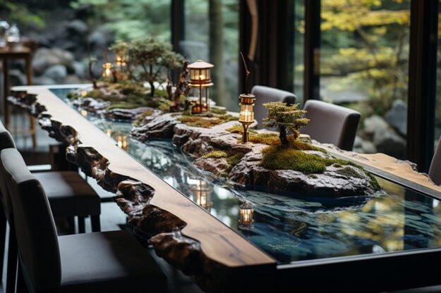 Nature-Inspired Organic Table: Elevate Your Space with Timeless Elegance