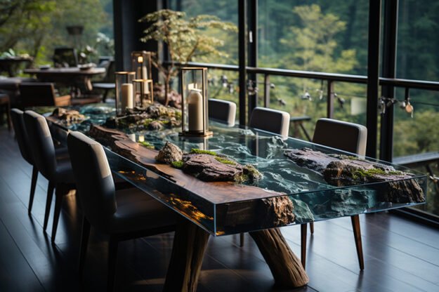 Nature-Inspired Organic Table: Elevate Your Dining Experience