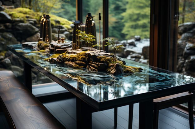 Nature-Inspired Organic Table - Elevate Your Space with Timeless Elegance
