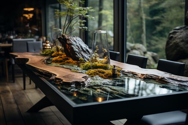 Nature-Inspired Organic Table: Elevate Your Space with Timeless Elegance