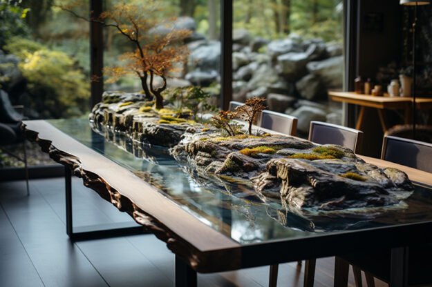 Nature-Inspired Organic Table: A Masterpiece of Natural Elegance