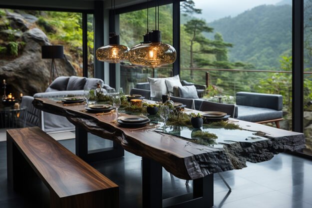 Nature-Inspired Organic Table: A Harmony of Elegance and Nature