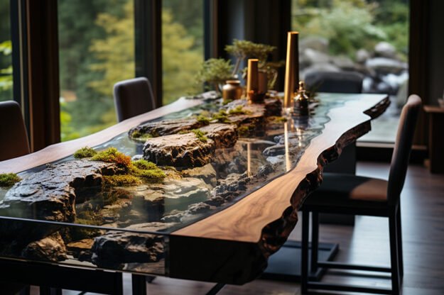 Nature-Inspired Organic Table: Elevate Your Dining Experience