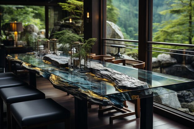 Nature-Inspired Organic Table: Elevate Your Space with Elegance