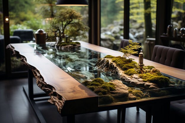 Nature-Inspired Organic Table: Elevate Your Space with Natural Elegance