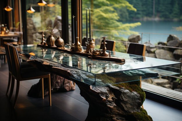Nature-Inspired Organic Table: Elevate Your Dining Experience