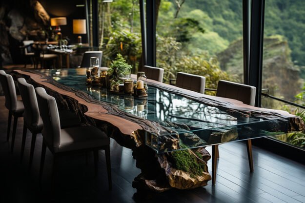 Nature-Inspired Organic Table: Elevate Your Space