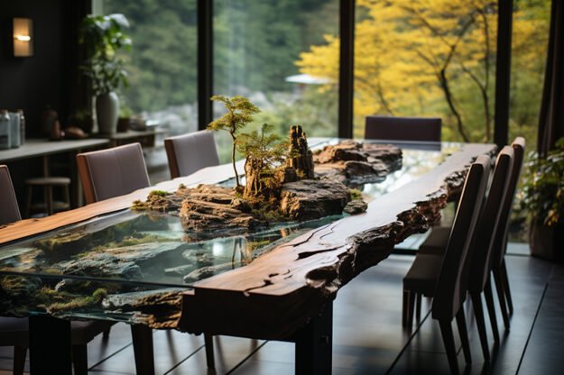 Nature-Inspired Organic Table: Elevate Your Dining Experience