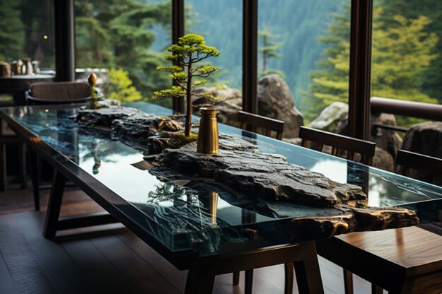 Nature-Inspired Organic Table: Elevate Your Space with Timeless Elegance