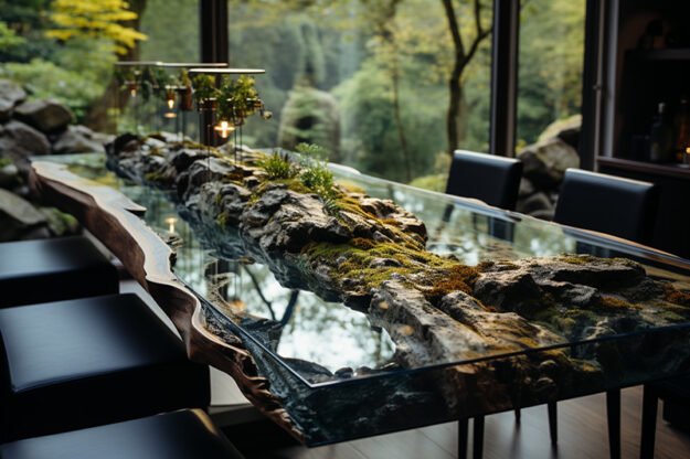 Nature-Inspired Organic Table: A Masterpiece of Harmony and Elegance