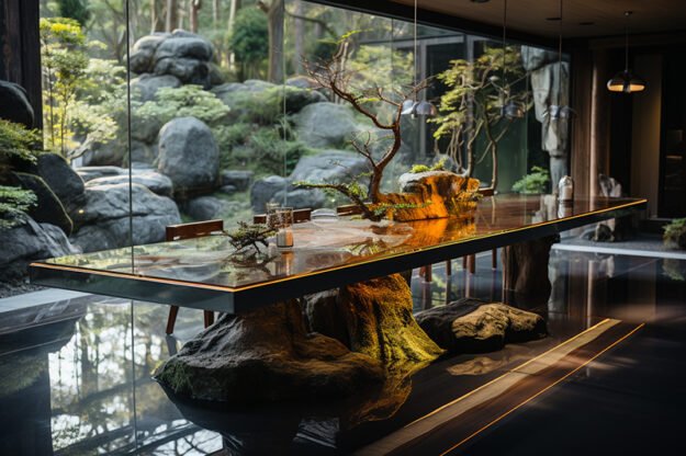 Nature-Inspired Organic Table