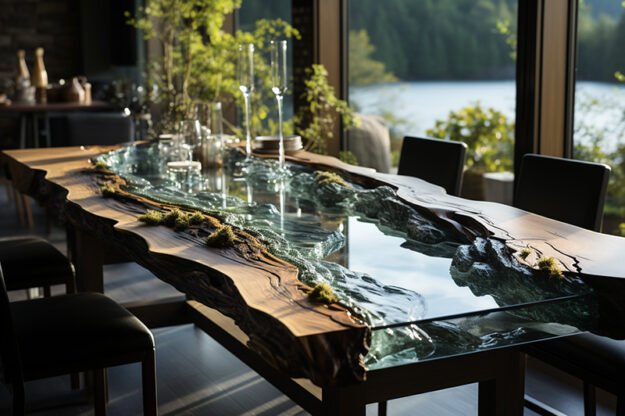 Nature-Inspired Organic Table: Elevate Your Dining Experience