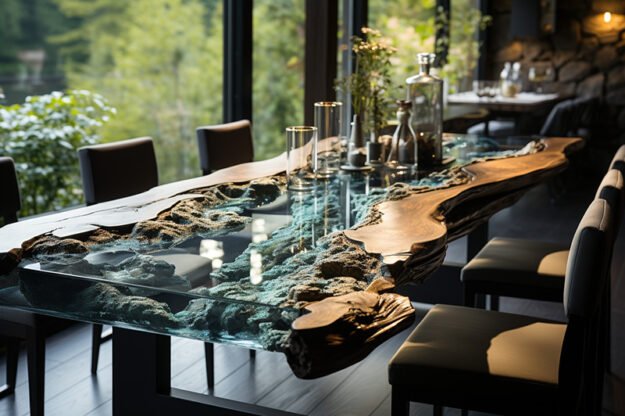 Nature-Inspired Organic Table: Elevate Your Dining Experience
